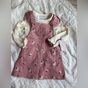 Cupcakes & Cashmere Pink Dress with Cream Top